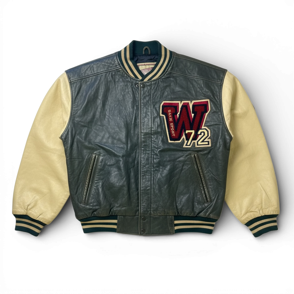 Vintage GAP Leather Varsity Jacket – Restorecph
