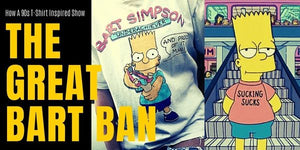 1990s Bart Simpson Ban Inspires Bart’s Homemade T-Shirts