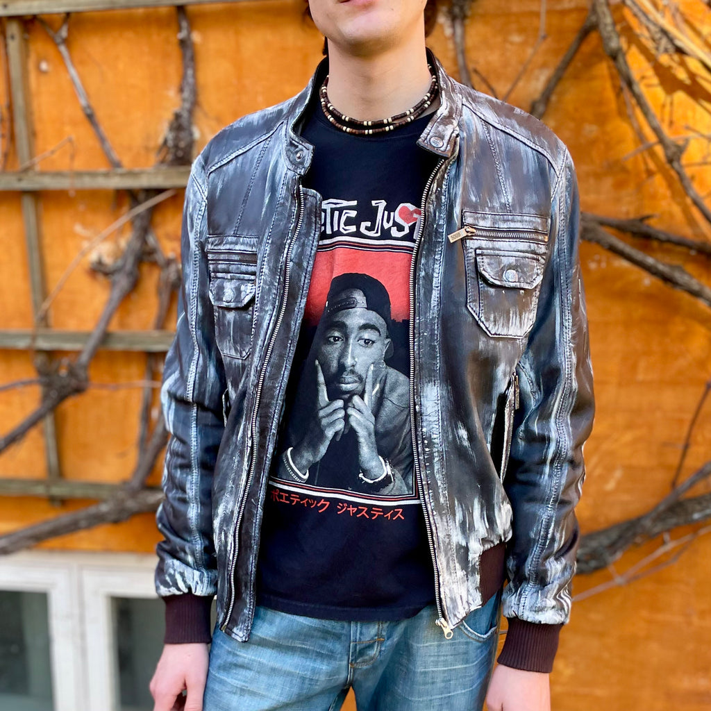Vintage Tupac Poetic Justice Black Long Sleeve Shirt