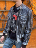Portayal x 12oz Vintage Upcycled Leather Jacket