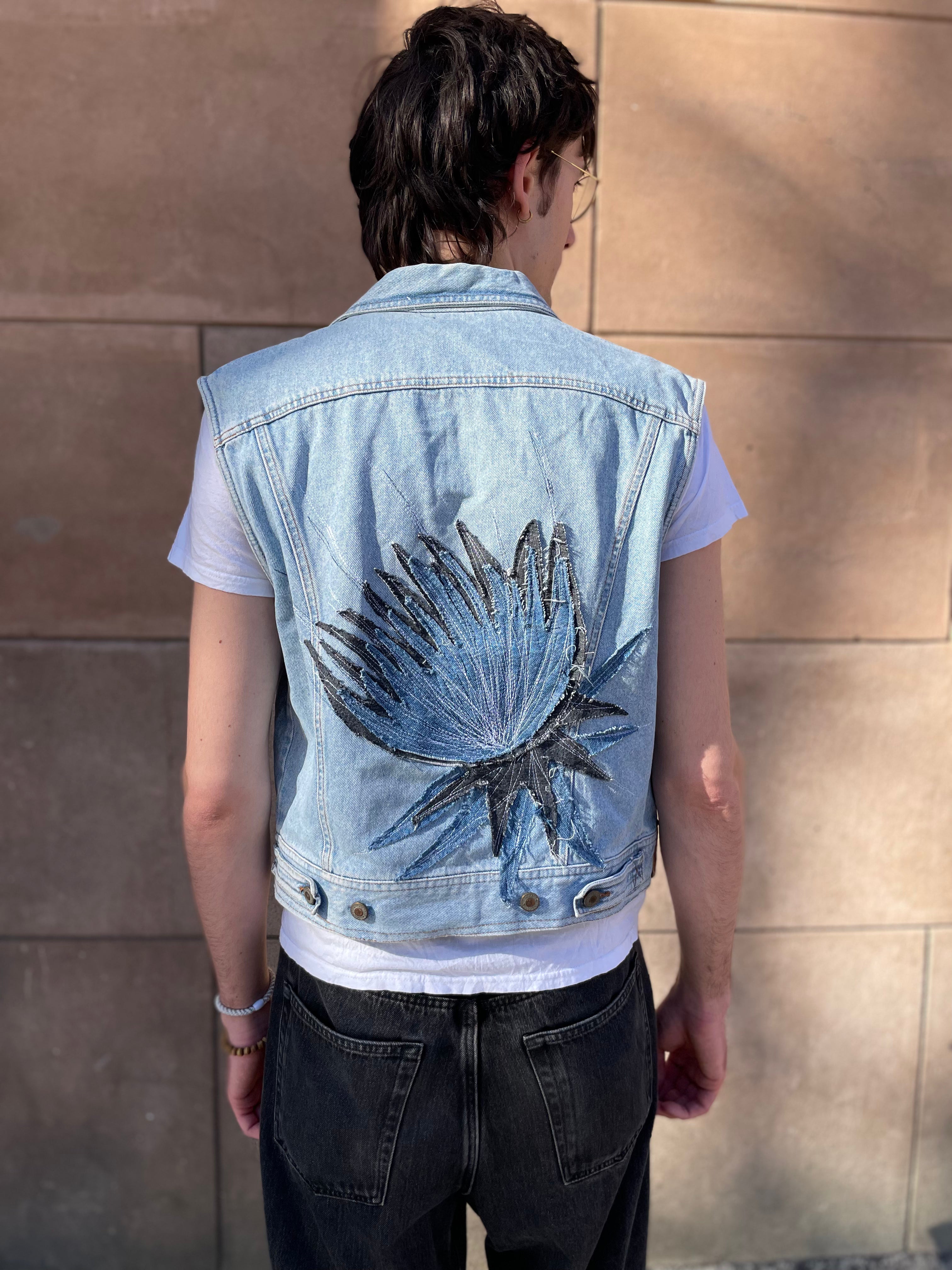 Portrayal x 12 oz Vintage Upcycled Denim Vest