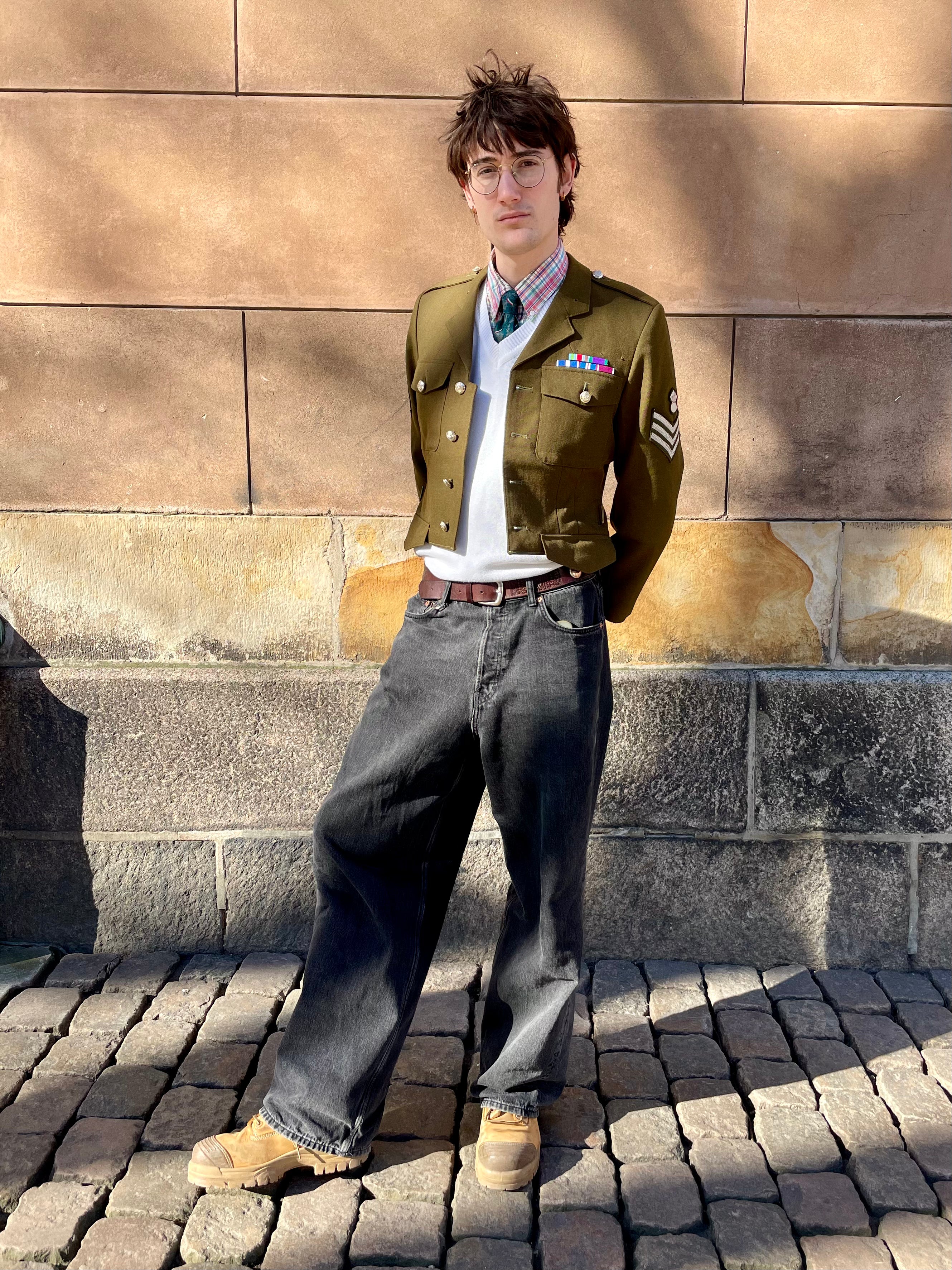 Portayal x 12oz Vintage Upcycled British Army Pattern Dress Uniform