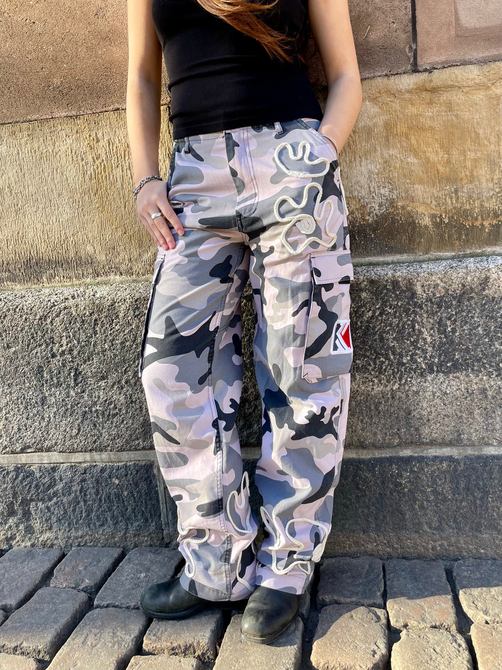 Portayal x 12oz Vintage Upcycled Camo Pants