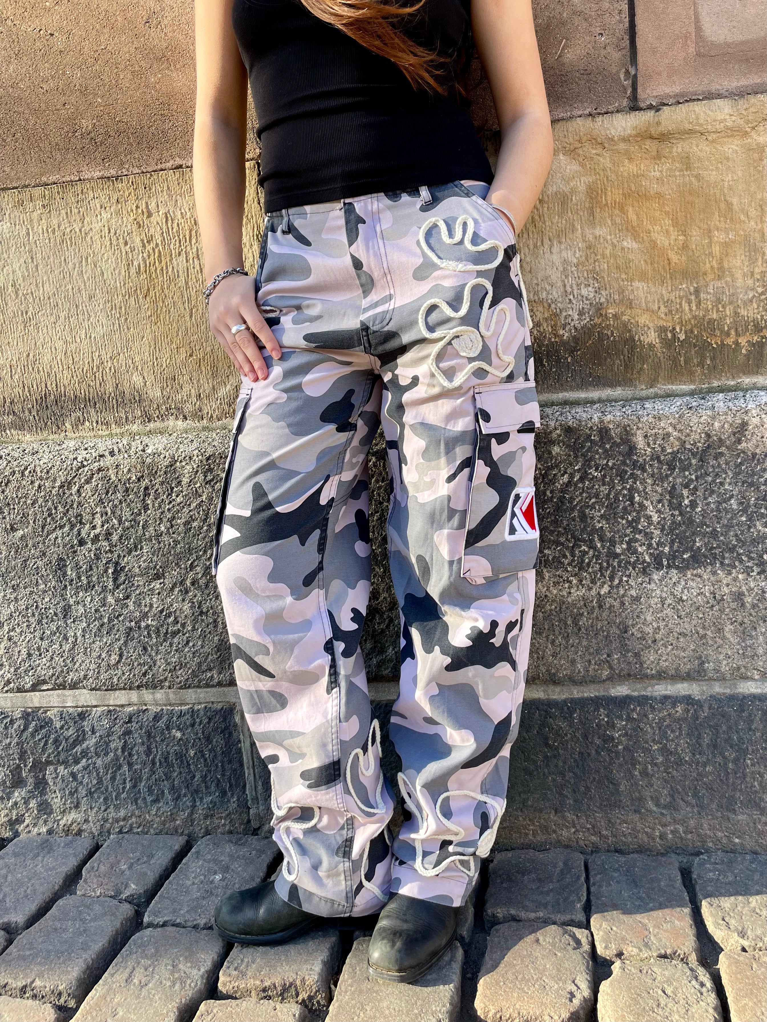 Portayal x 12oz Vintage Upcycled Camo Pants
