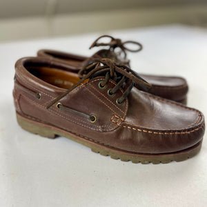 Vintage Leather Boat Shoes