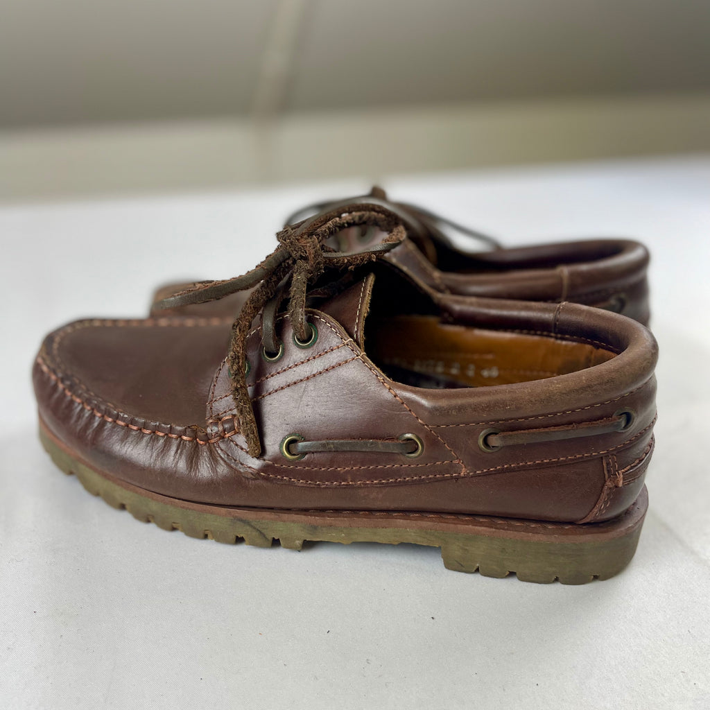 Vintage Leather Boat Shoes