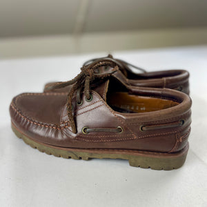 Vintage Leather Boat Shoes