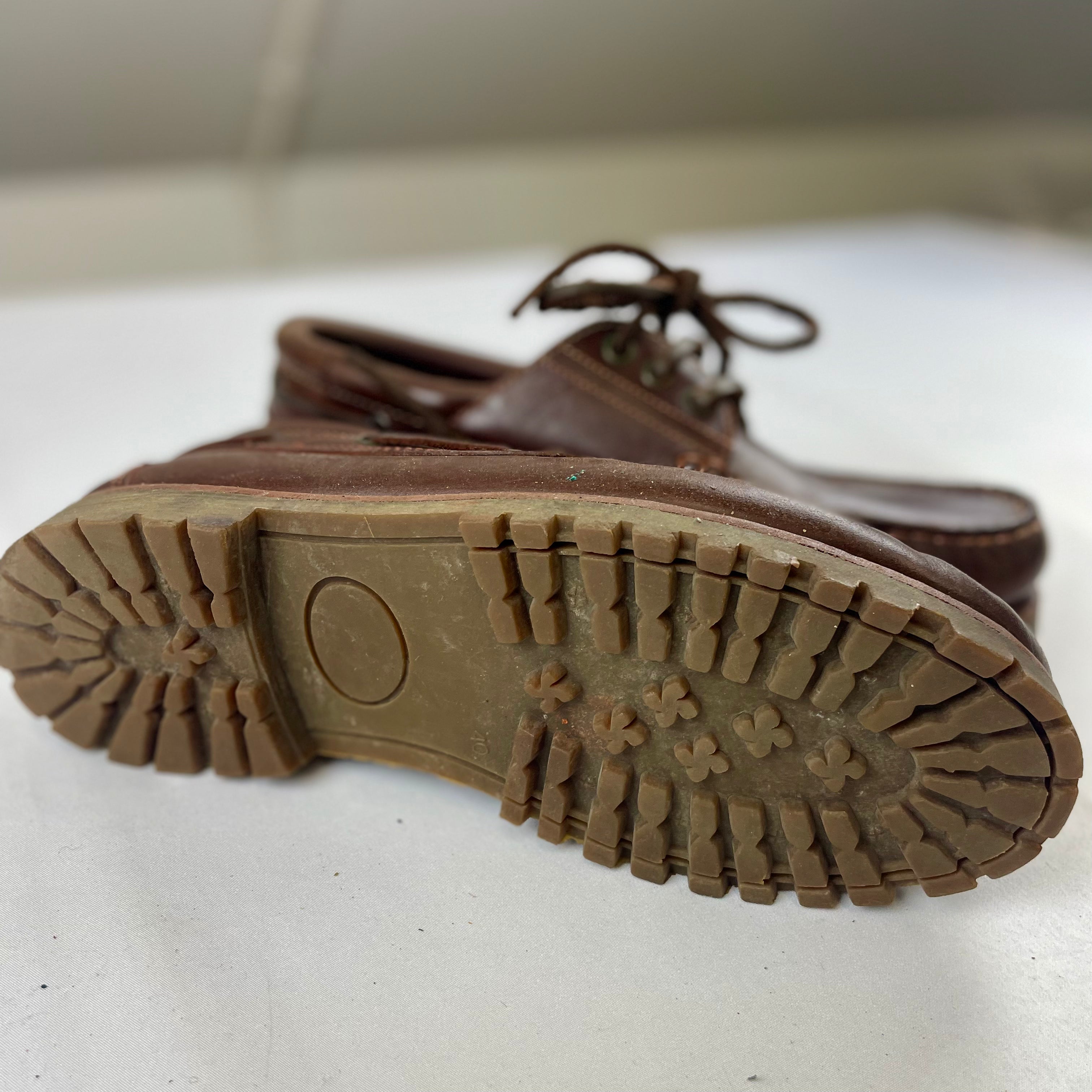 Vintage Leather Boat Shoes
