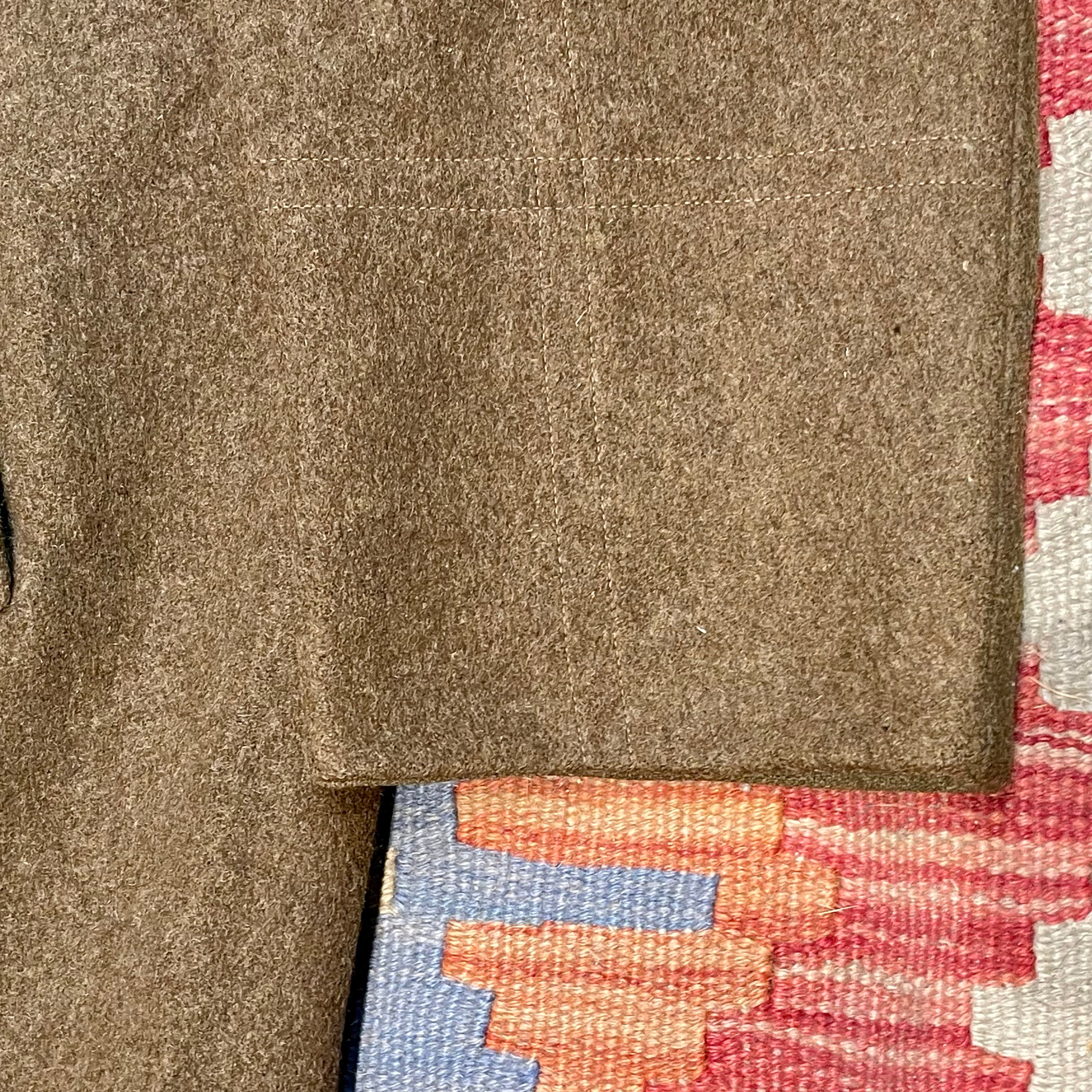 Vintage 1940's Melton Wool Overcoat