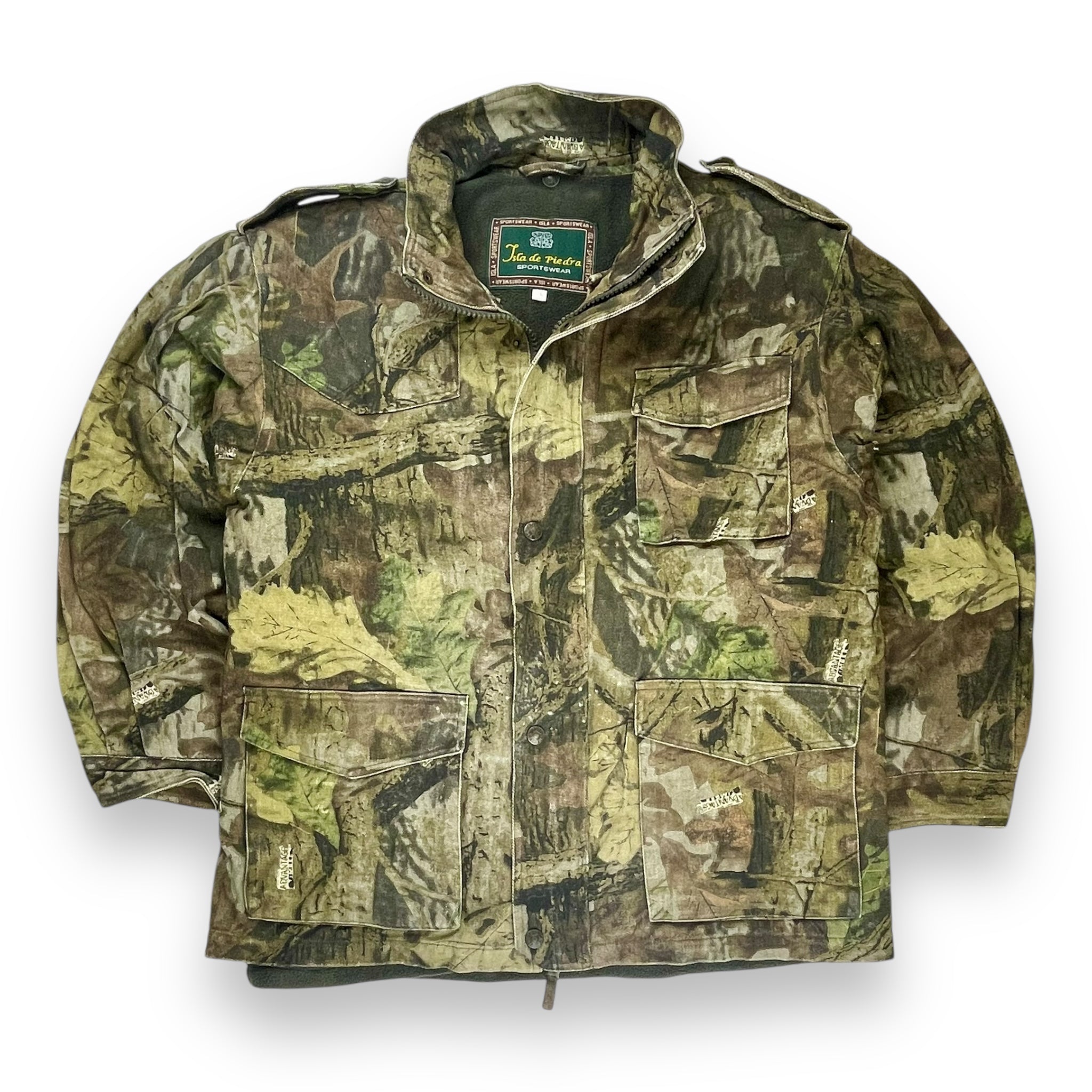 Vintage 90s Isla De Piedra Realtree Jacket