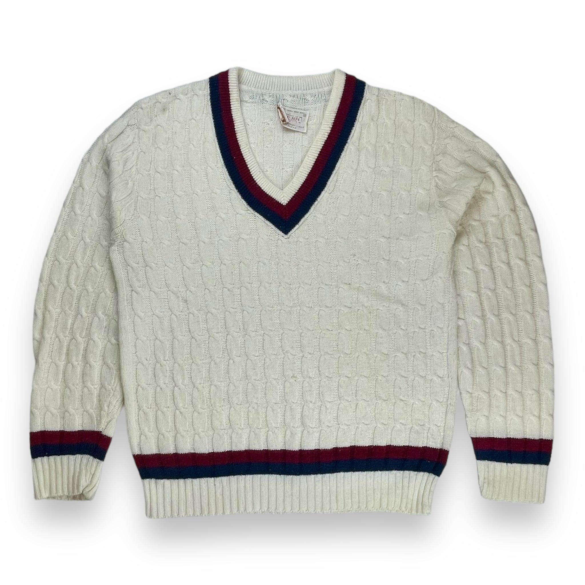 Vintage 80s V-neck Crickets Sweater