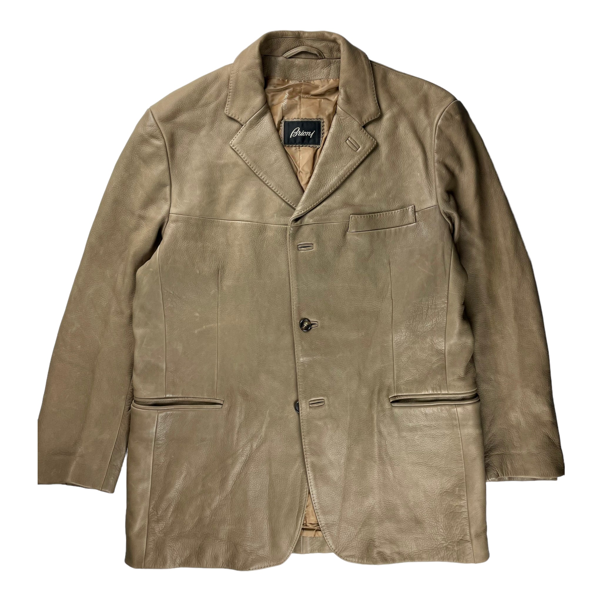 Vintage Brioni Leather Jacket