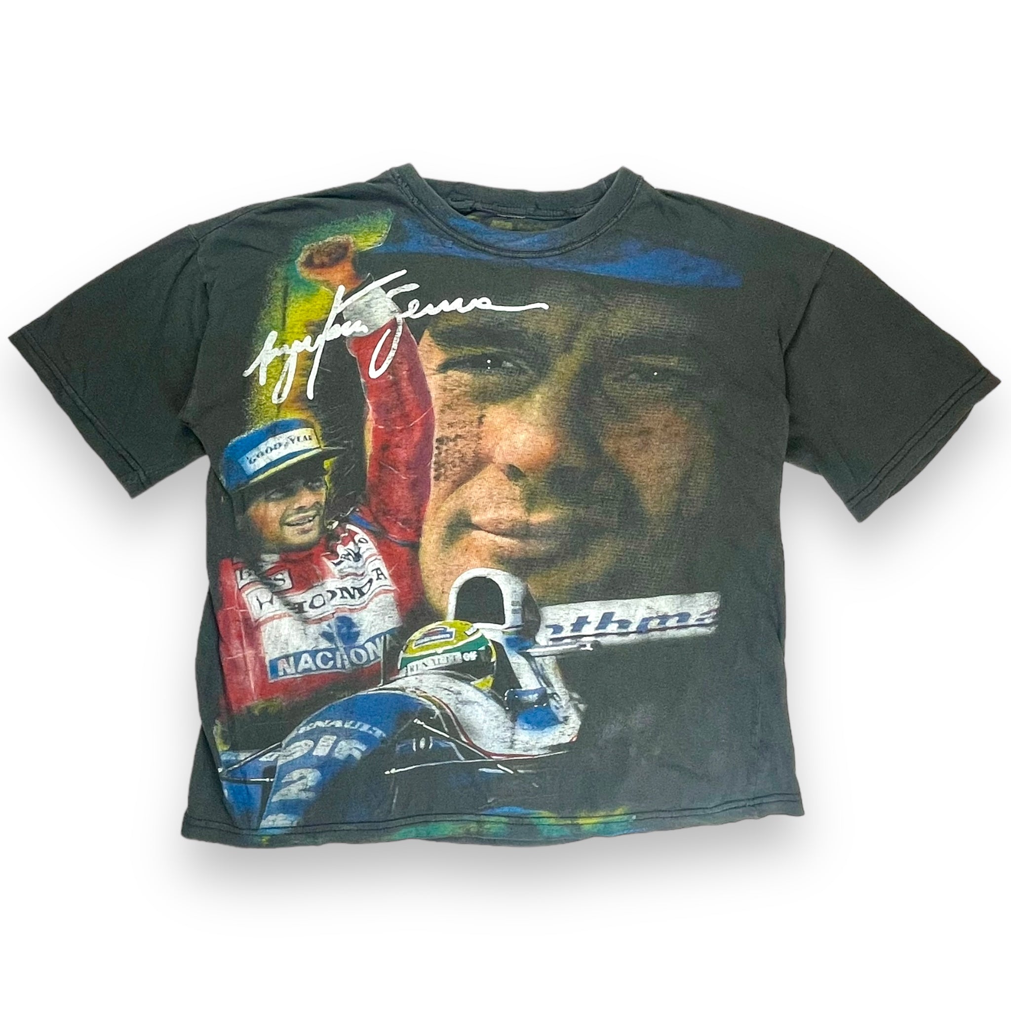 Vintage 90s Ayrton Senna AOP T-Shirt