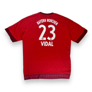 Vintage 15-16 Vidal Bayern Munich Home Jersey