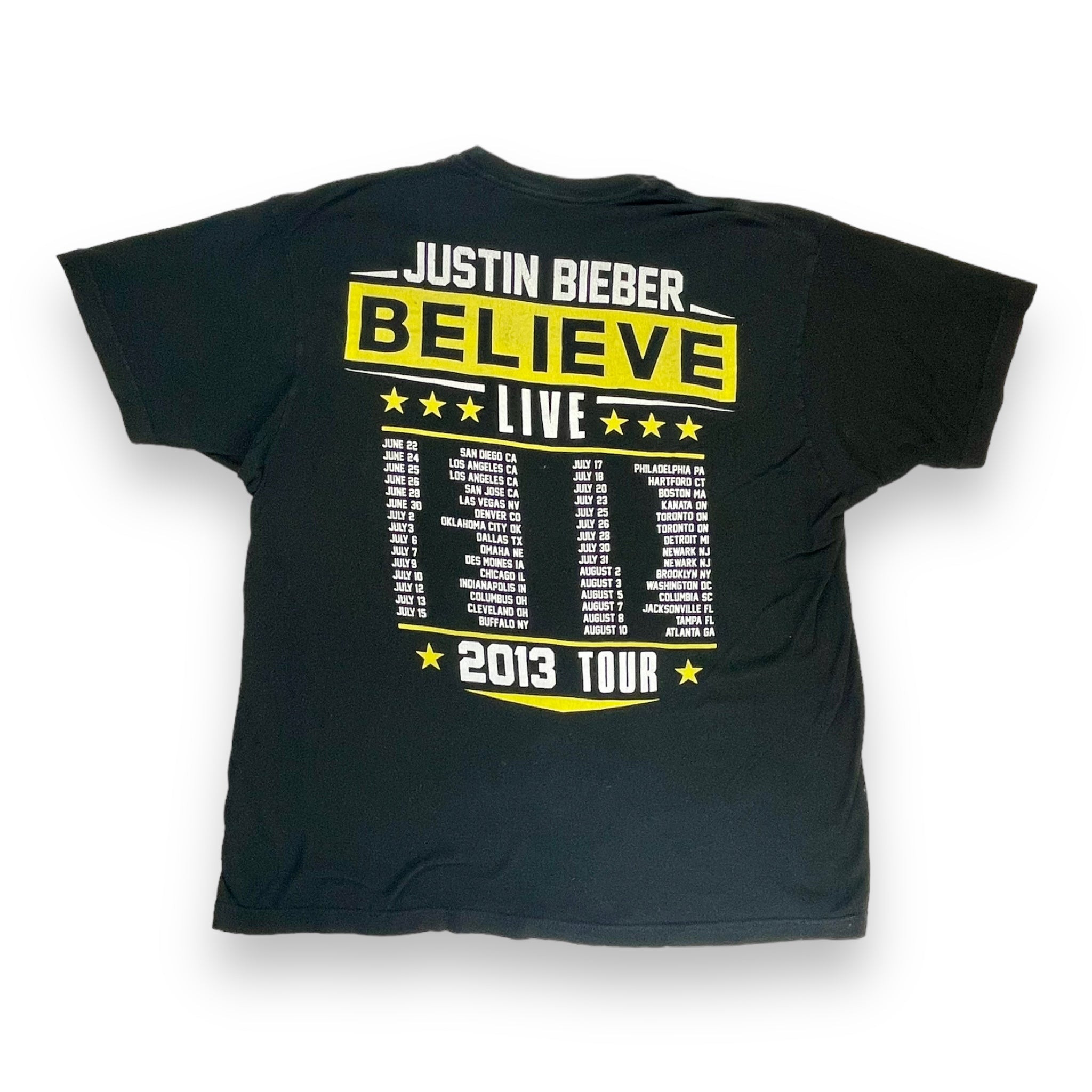 Vintage Justin Bieber Believe 2013 Tour T-Shirt