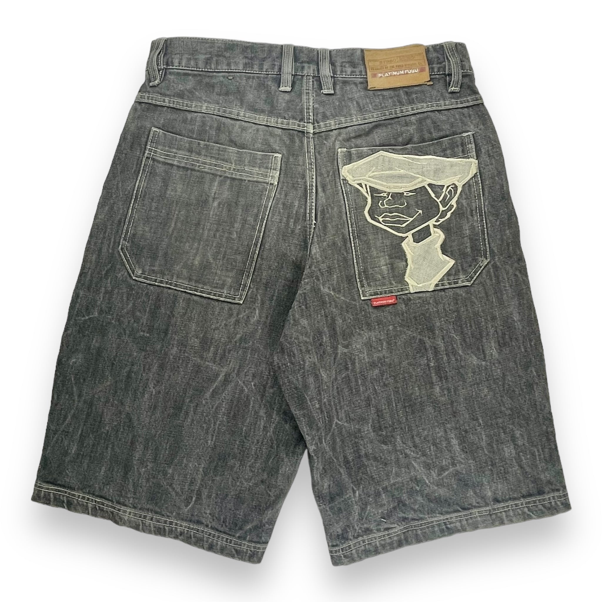 Vintage Jorts, early 00s Platinum Fubu