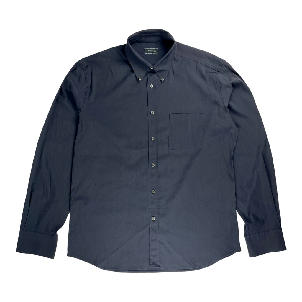 Vintage Black Wool Prada Shirt