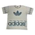 Rare Vintage Adidas Waffle Fabric Logo T-Shirt