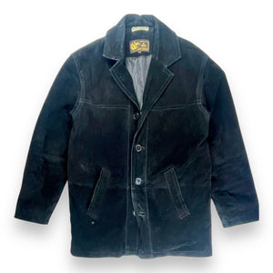 Vintage Black Suede Jacket