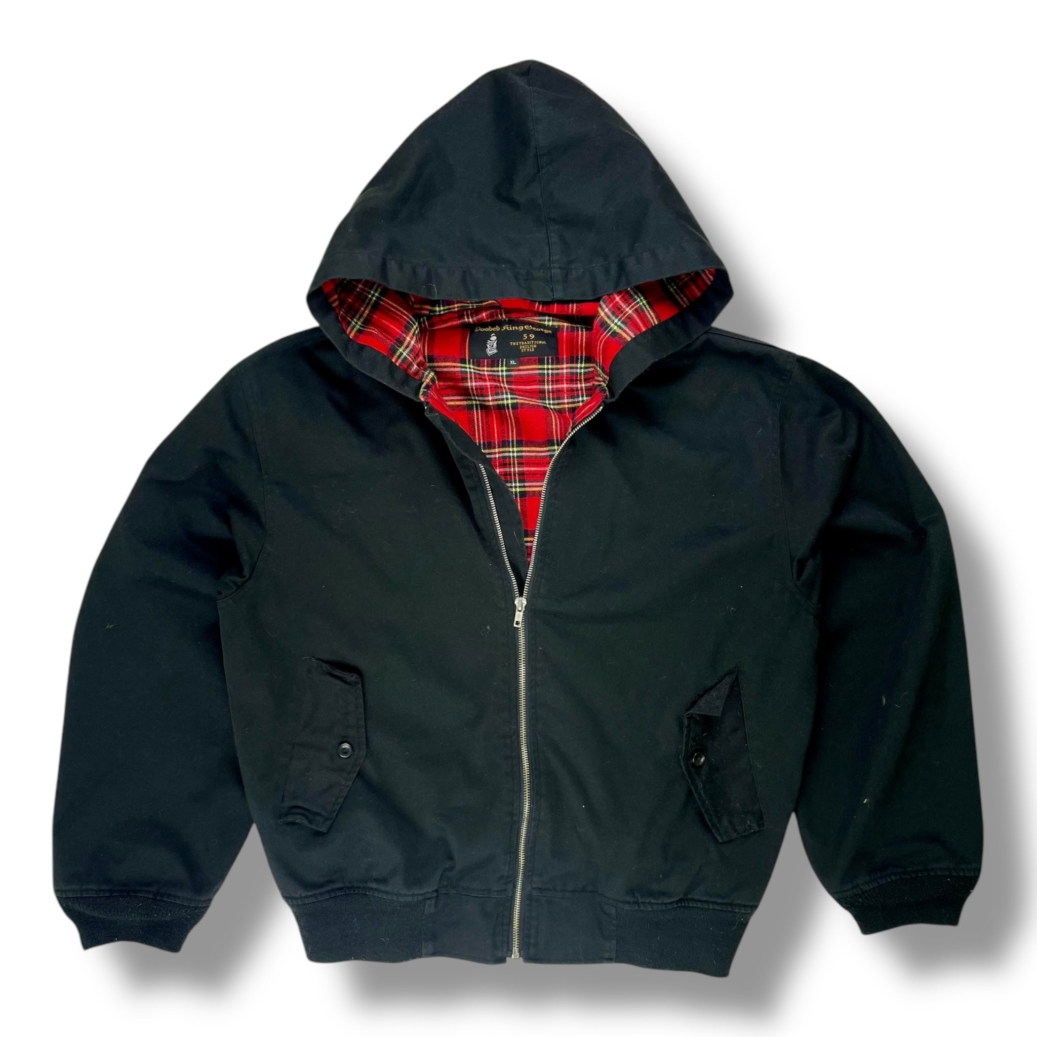 Vintage Hooded Harrington Jacket