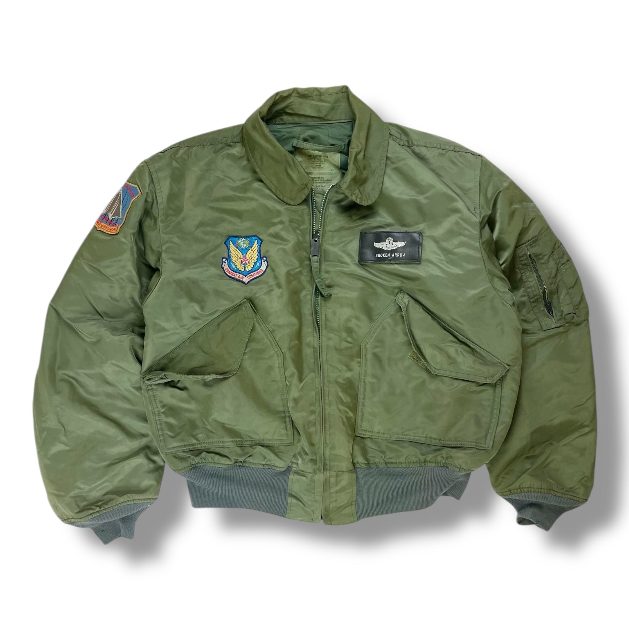 Vintage Broken Arrow Bomber Jacket