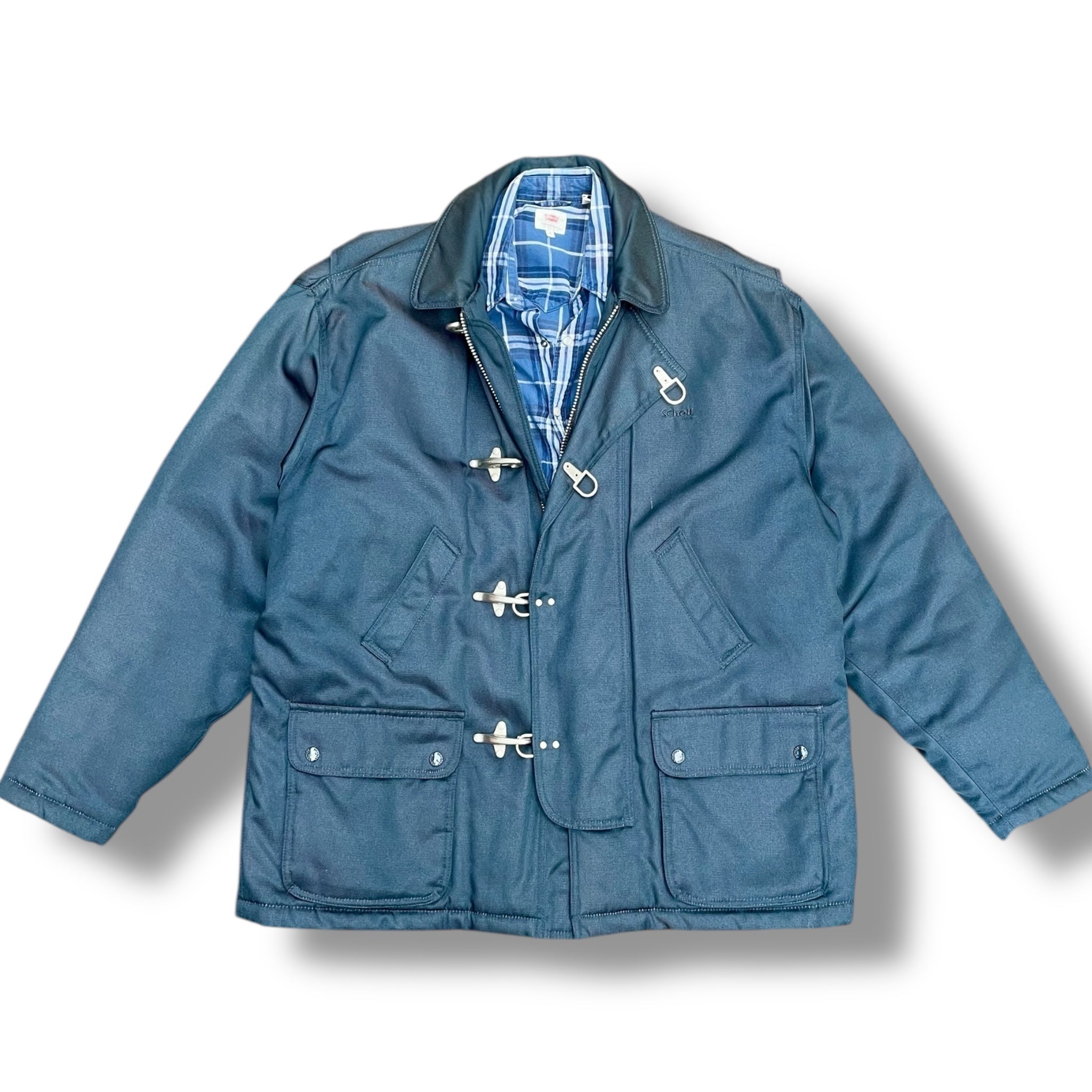 Vintage 90s Schott Fireman Coat