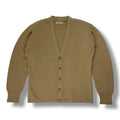 Vintage Camelhair Knitted Placket Cardigan
