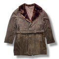 Vintage 70s Mouton Collar Suedecoat