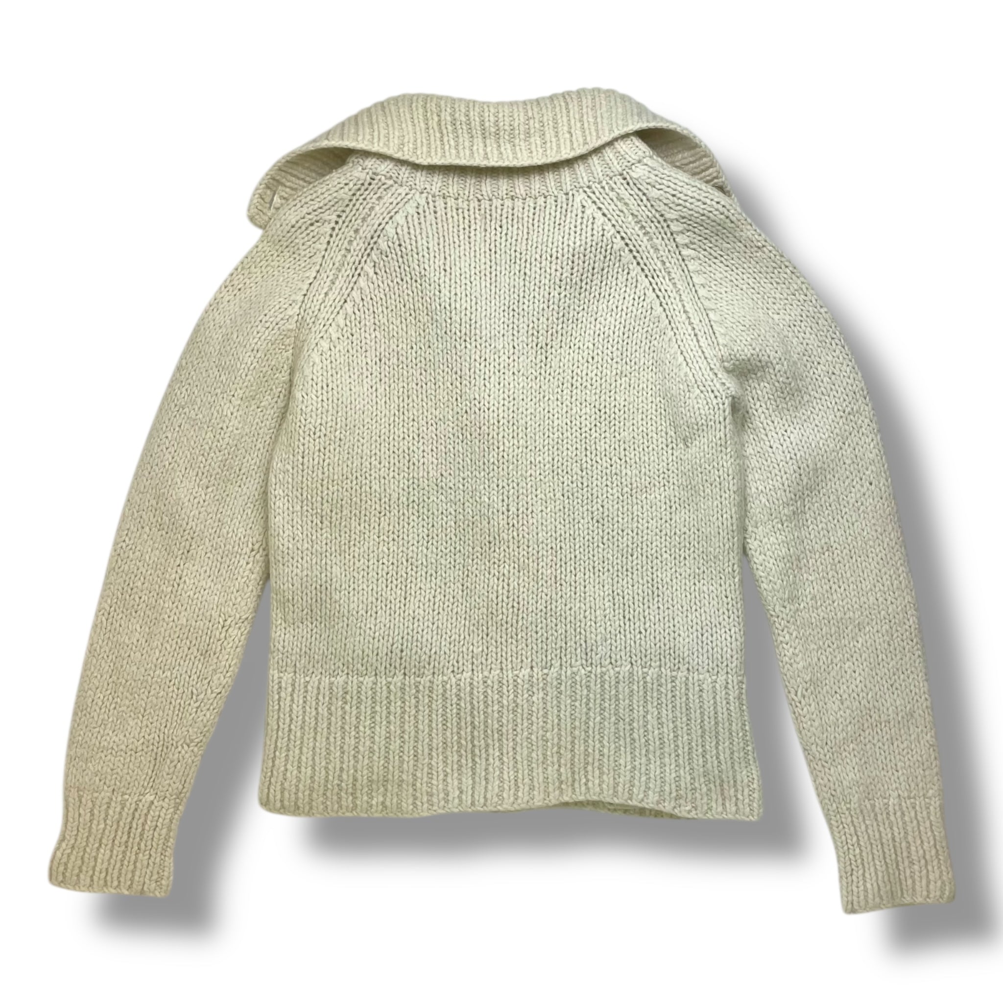 Vintage Evisu Wool Cream Cardigan