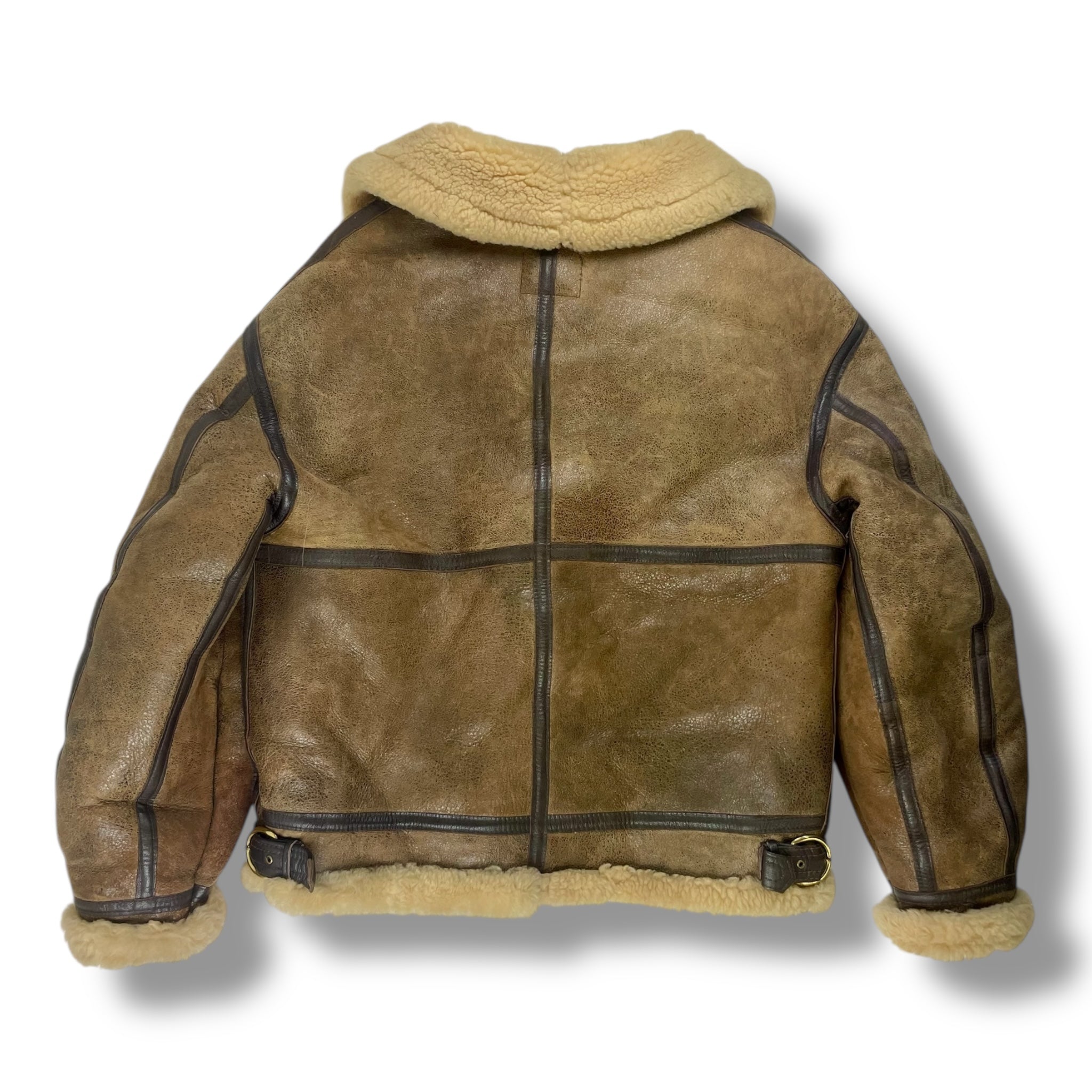 Vintage 80s Avirex B-3 Shearling Leather Jacket