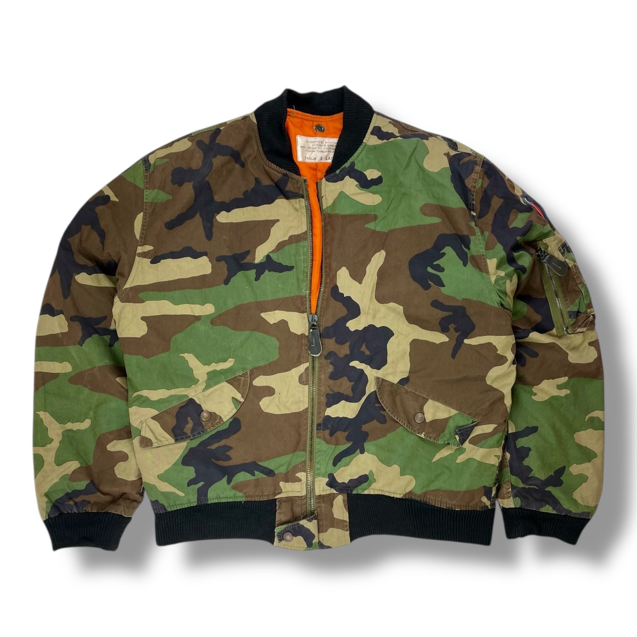 Vintage MA-1 Italian Army Flight Jacket