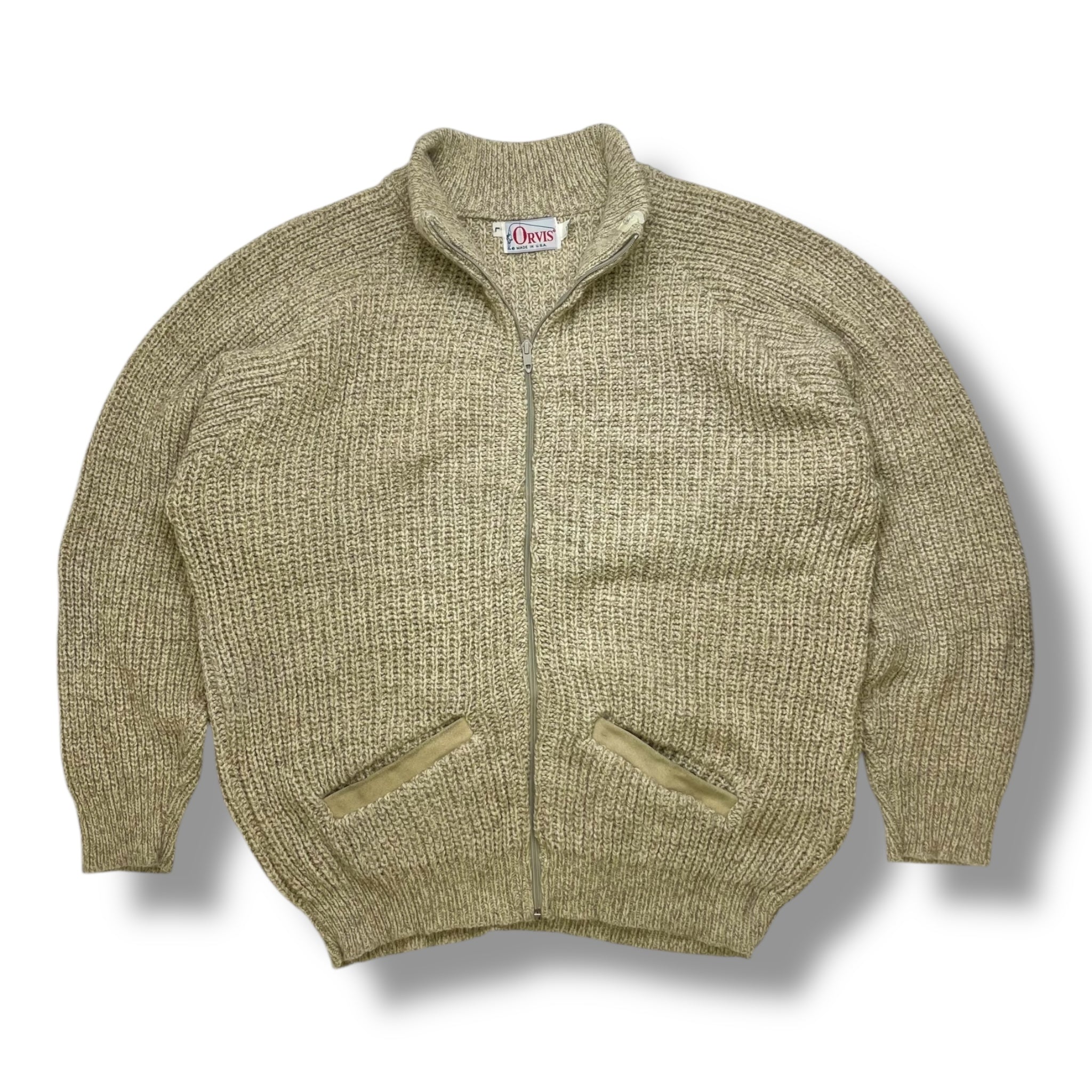 Vintage Orvis Zip-up Cardigan