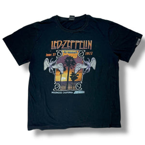 Vintage 00s Led Zeppelin Swan Song Logo Band T-shirt