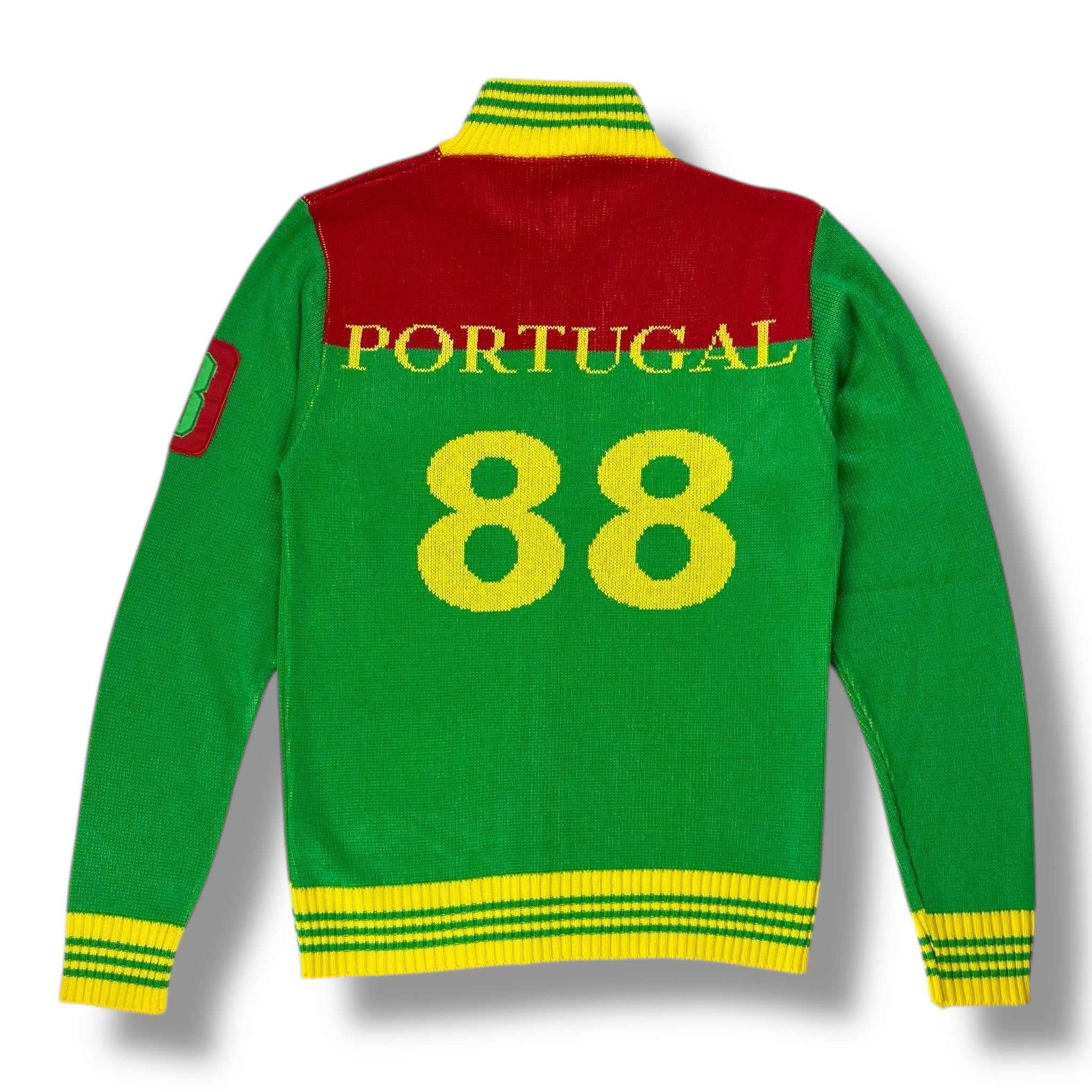 Vintage Portugal Knitted Zip-up Cardigan