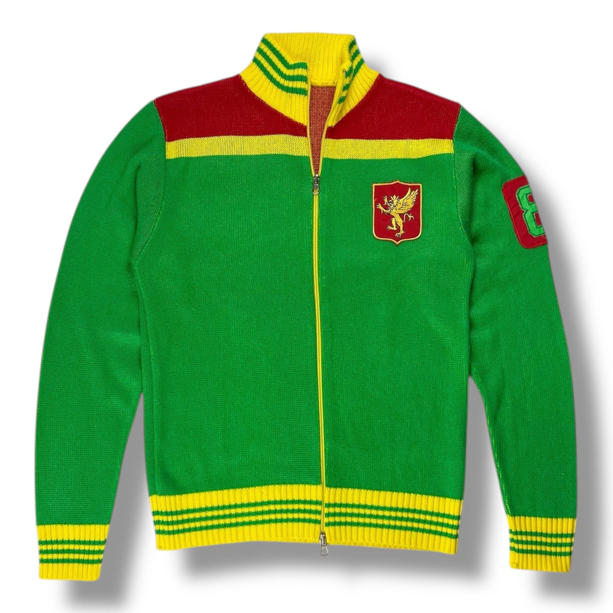 Vintage Portugal Knitted Zip-up Cardigan