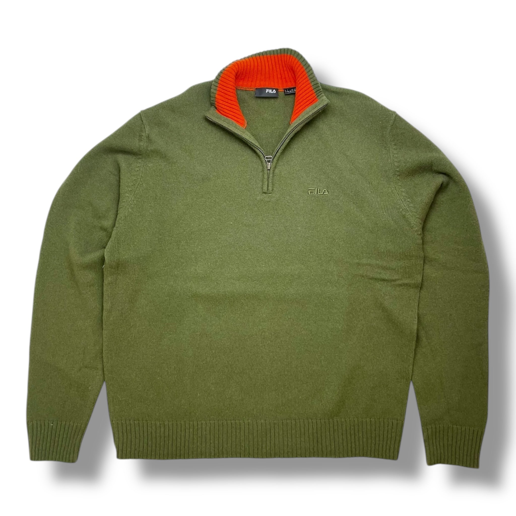 Vintage Zip Neck FILA Knitted