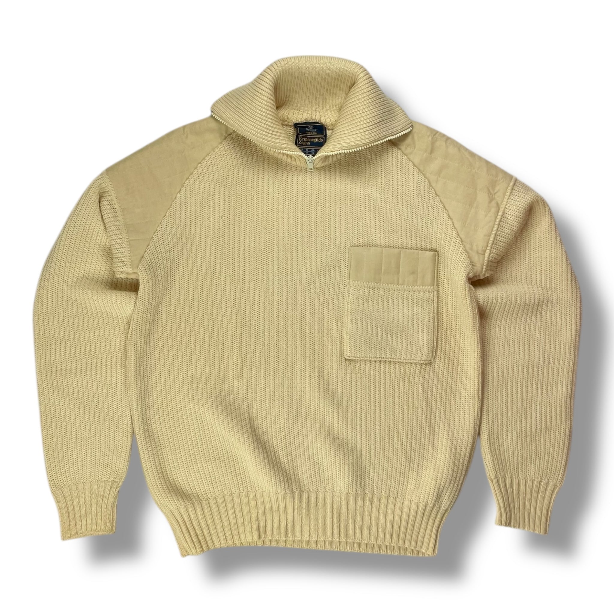 Vintage Ermenegildo Zegna Half-Zip Knit