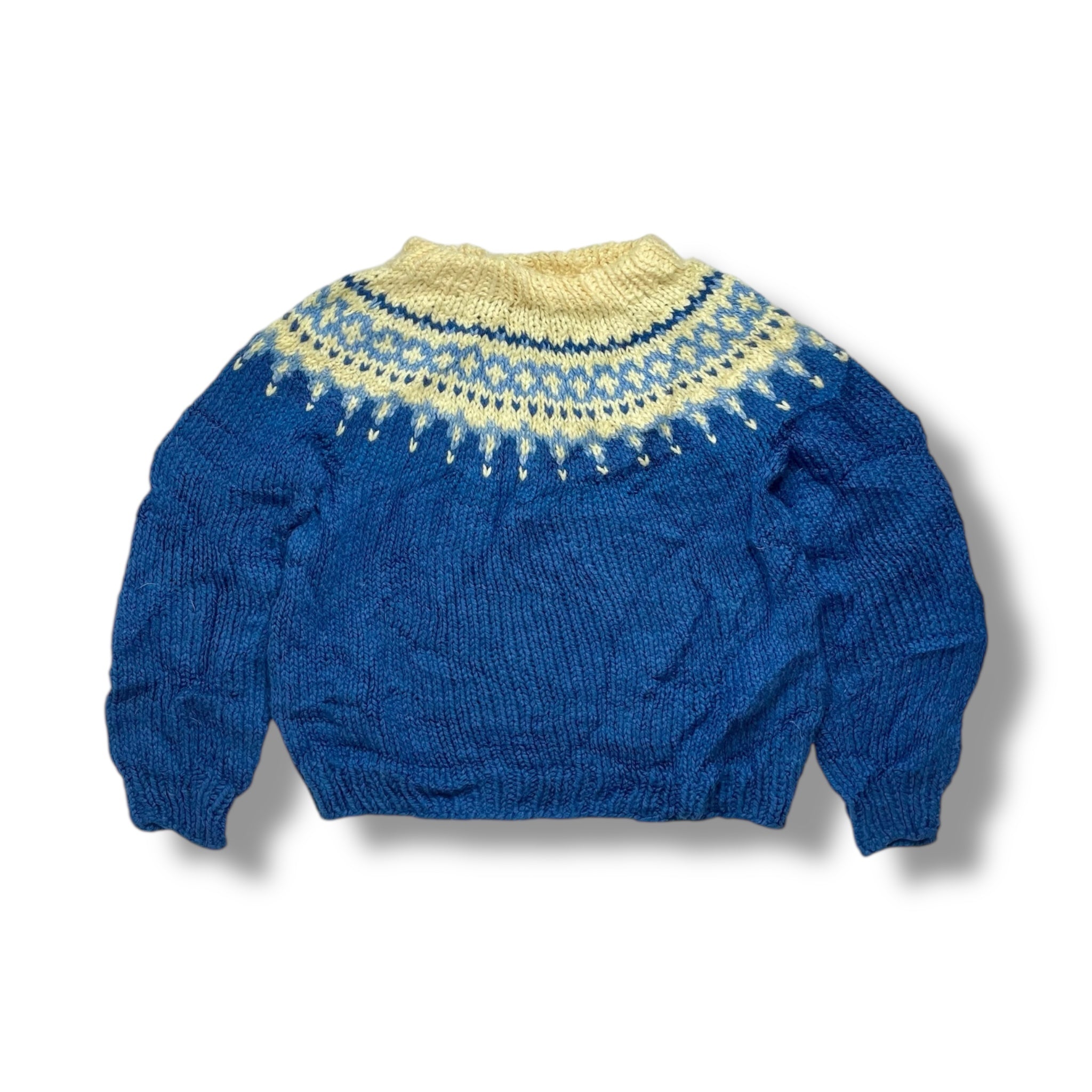 Vintage hand-knitted Icelandic Knit