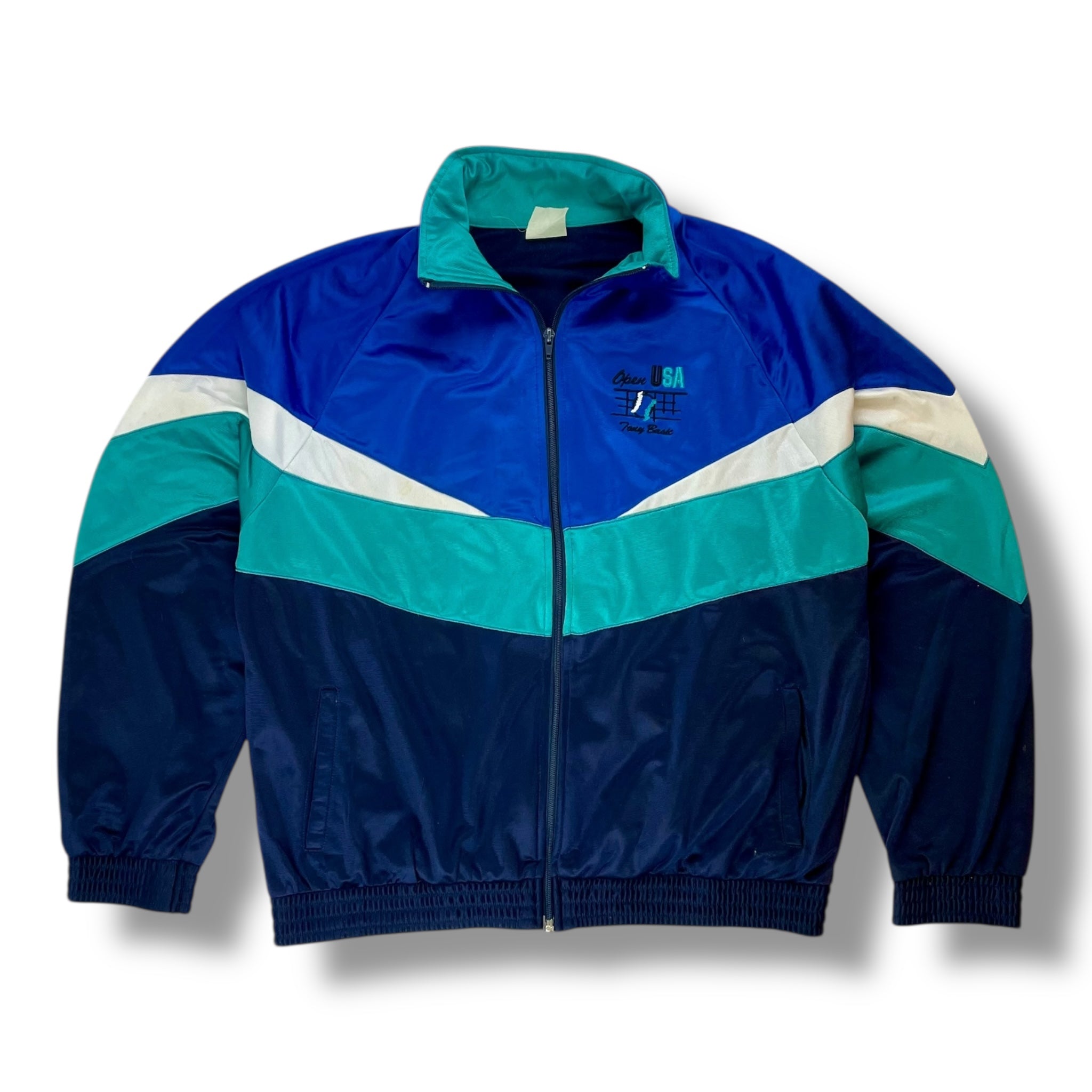 Vintage 80s US Open Track Suis Jacket