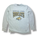 Vintage Waffle Knit  Bobcats Long Sleeve T-Shirt