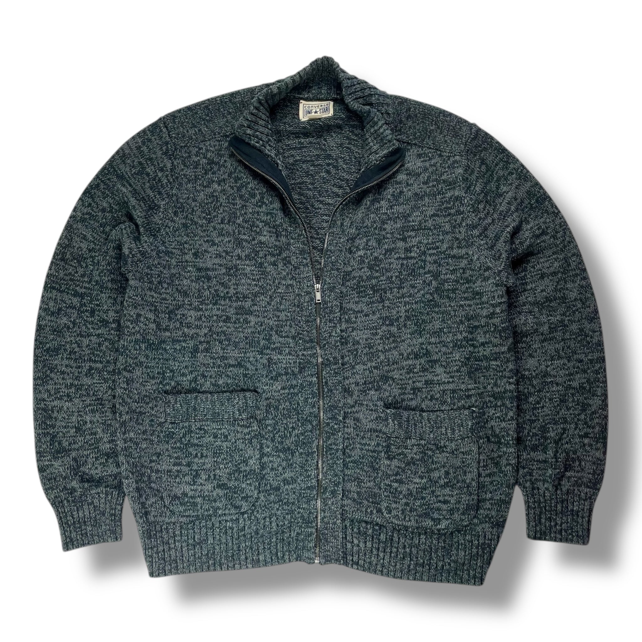 Vintage 90s Zip-up Cardigan
