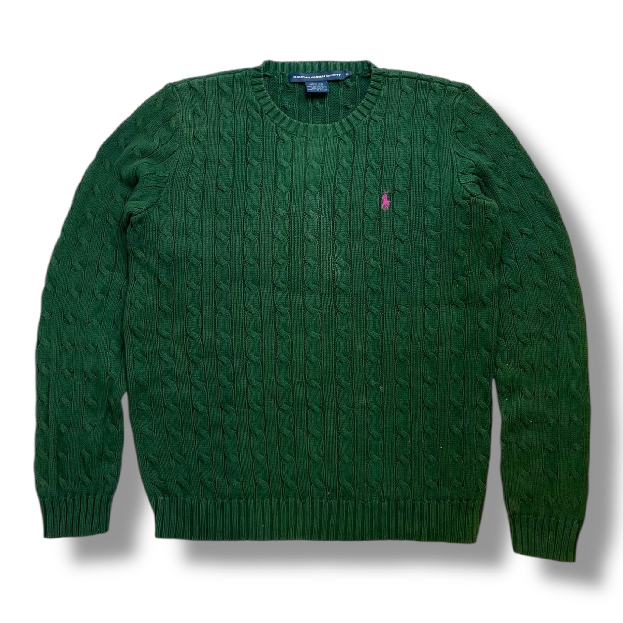 Vintage  Ralph Lauren Cable Crew Neck Knit