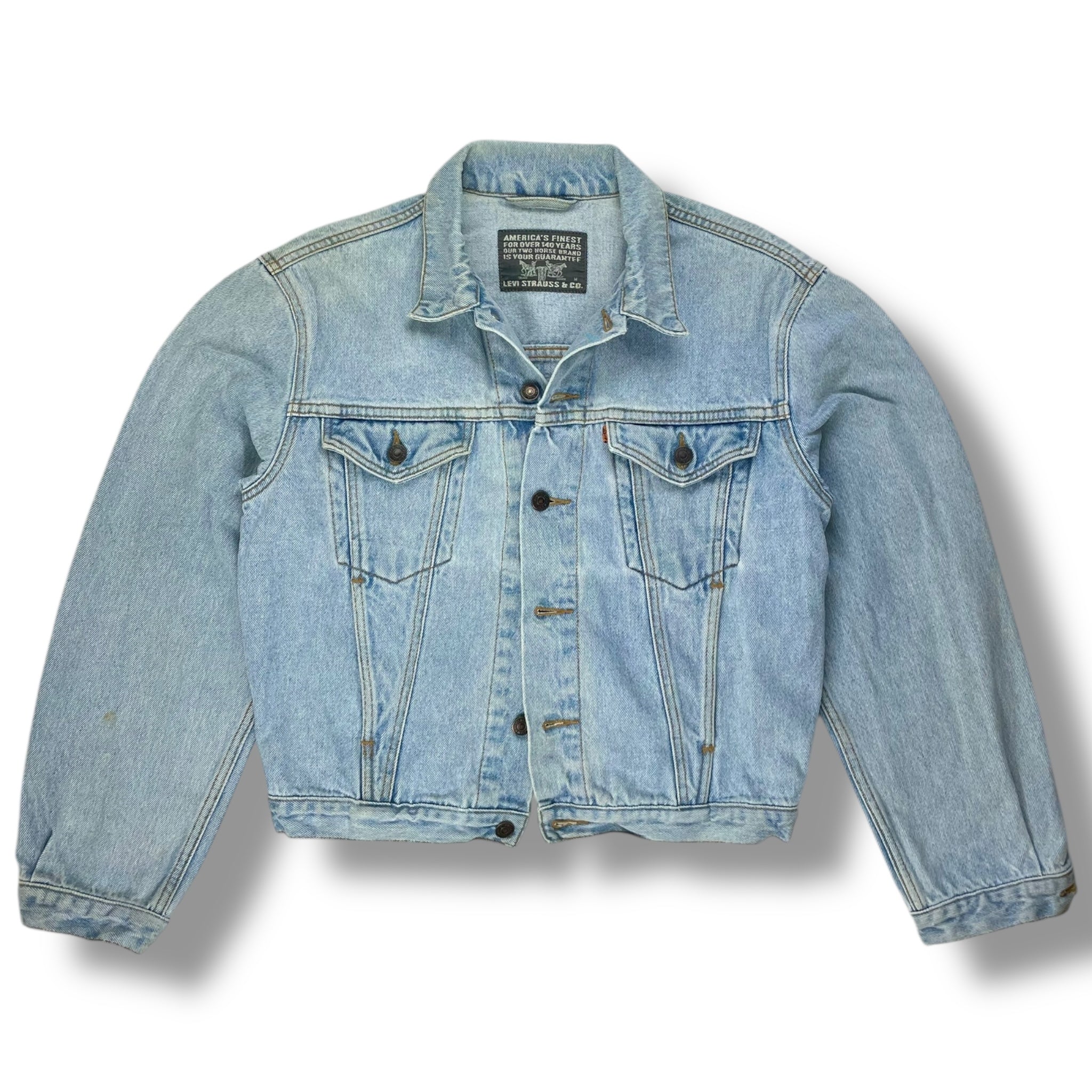 Vintage 80s Levis Orange Tab Denim Jacket