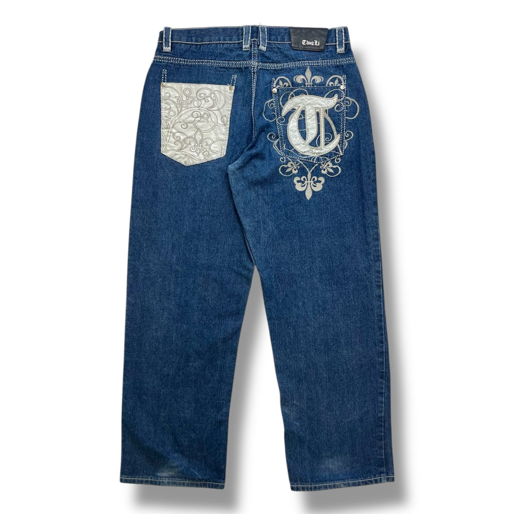 Vintage Ed Hardy X Christian Audigier Thug Life Jeans