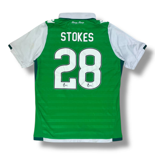 Vintage 17-18 Hibernian Home Football Shirt