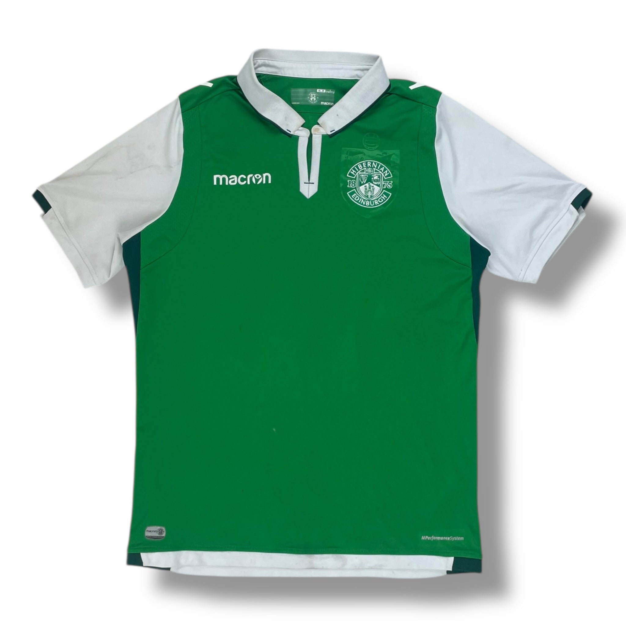 Vintage 17-18 Hibernian Home Football Shirt