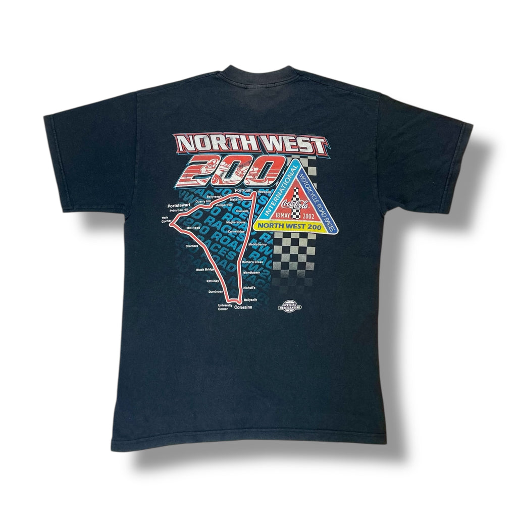 Vintage '02 North West 200 Motorcyle Road Racer T-Shirt