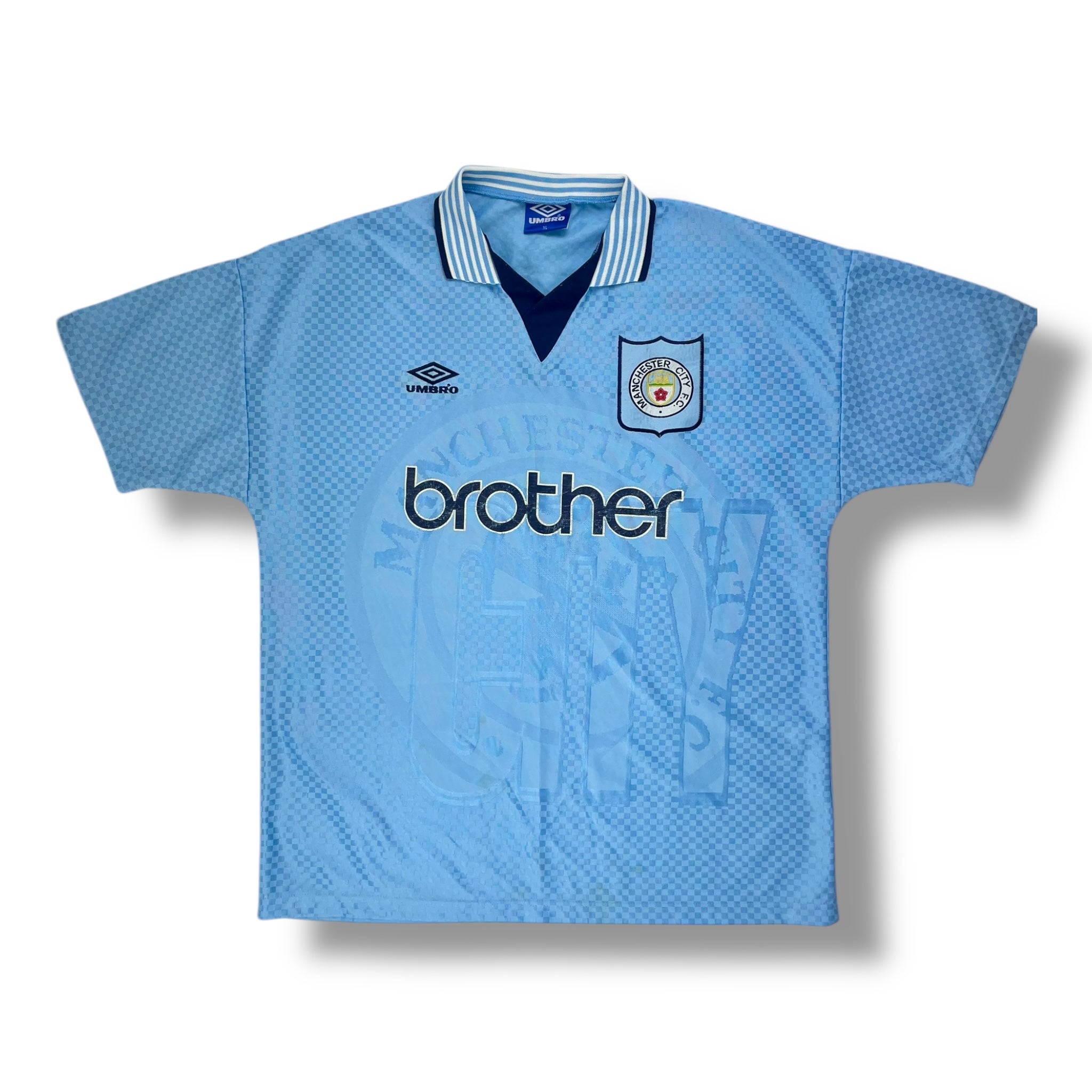Vintage 96-97 Manchester City Football Shirt