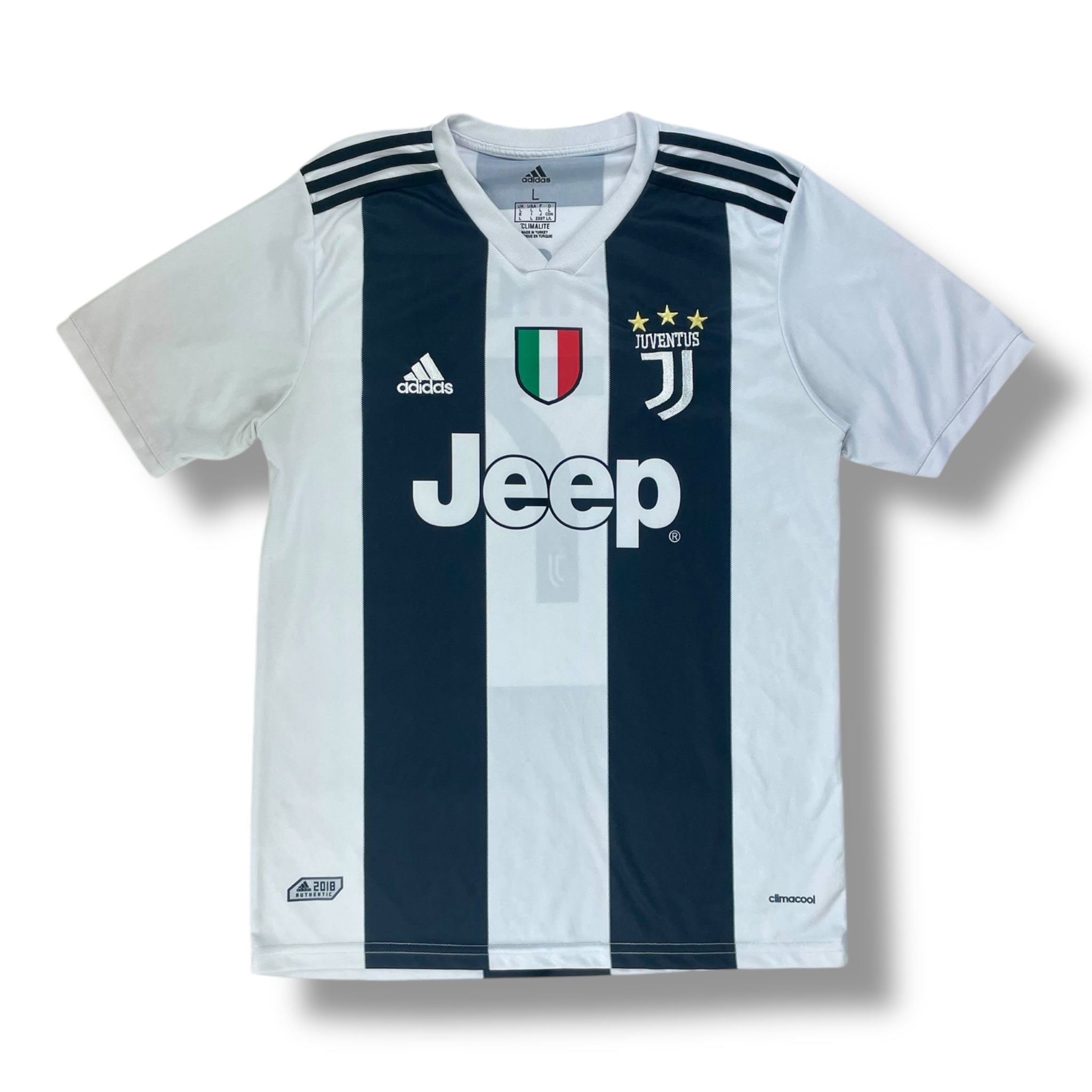 Vintage 18/19 Juventus #7 Ronaldo Authentic Football Shirt