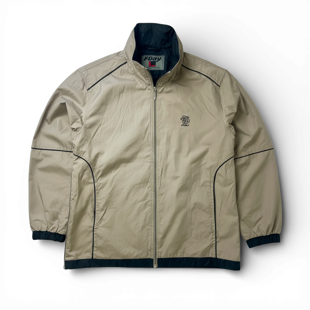 Vintage 90s silver Fubu jacket